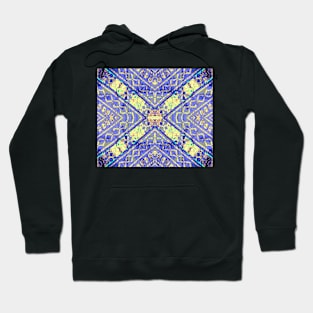 Fijian Tapa Cloth 82 by Hypersphere Hoodie